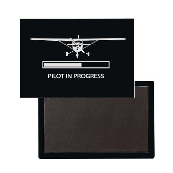 Pilot In Progress (Cessna) Designed Magnet