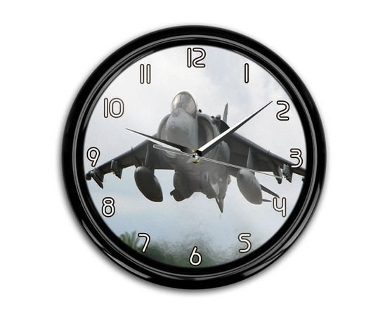 Departing Super Fighter Jet Printed Wall Clocks