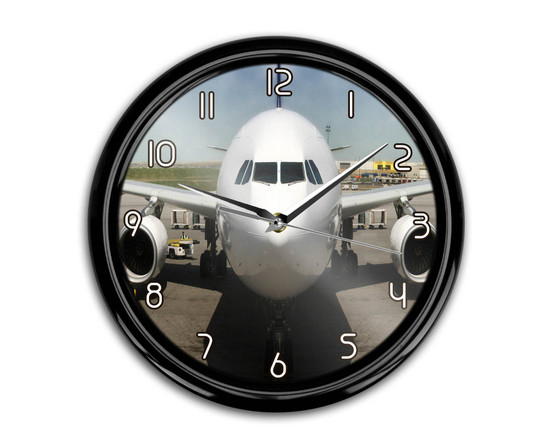Face to Face with an Huge Airbus Printed Wall Clocks