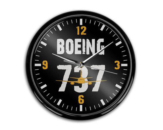 Boeing 737 Designed Wall Clocks