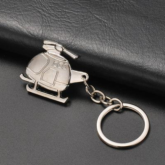 Small Helicopter Shaped Key Chains