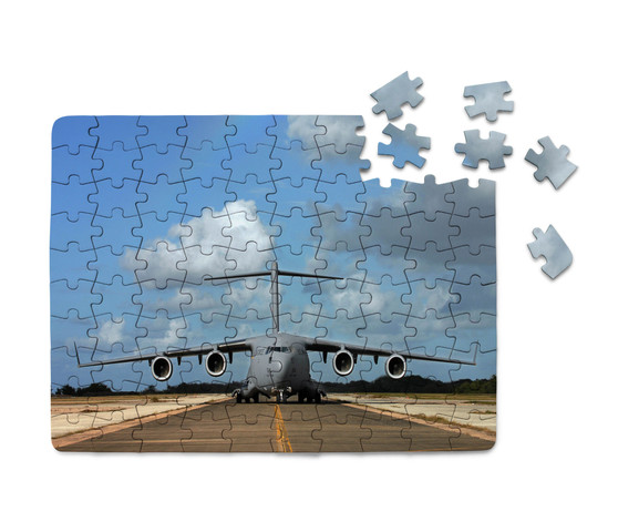 Face to Face with Military Cargo Airplane Printed Puzzles