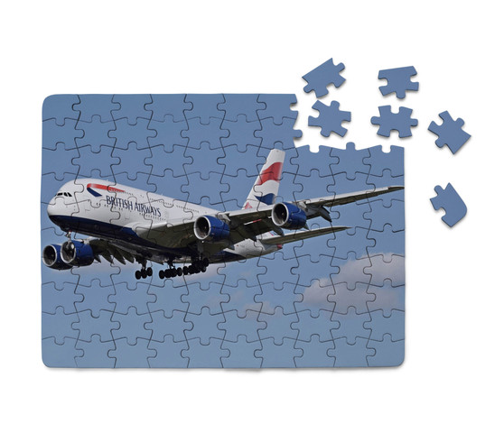 Landing British Airways A380 Printed Puzzles