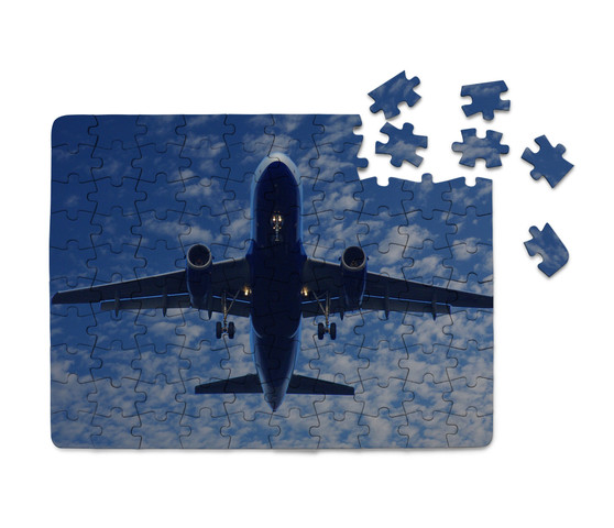 Airplane From Below Printed Puzzles