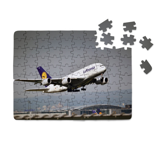 Departing Lufthansa's A380 Printed Puzzles