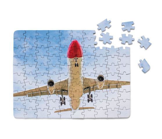 Beautiful Airbus A330 on Approach Printed Puzzles