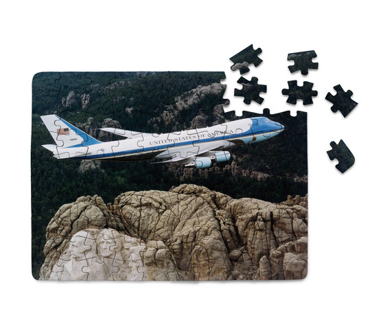 Cruising United States of America Boeing 747 Printed Puzzles