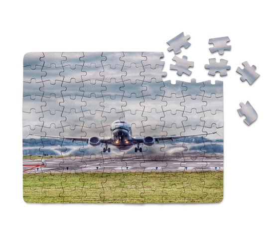 Departing Boeing 737 Printed Puzzles