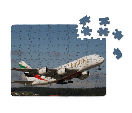 Departing Emirates A380 Printed Puzzles
