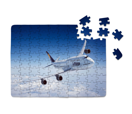 Cruising Lufthansa's Boeing 747 Printed Puzzles