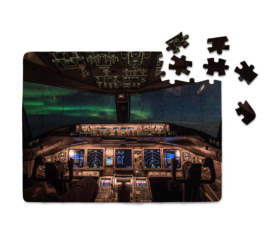 Boeing 777 Cockpit Printed Puzzles