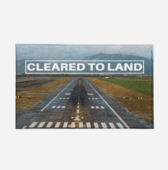 Cleared To Land Runway Designed Door Mats