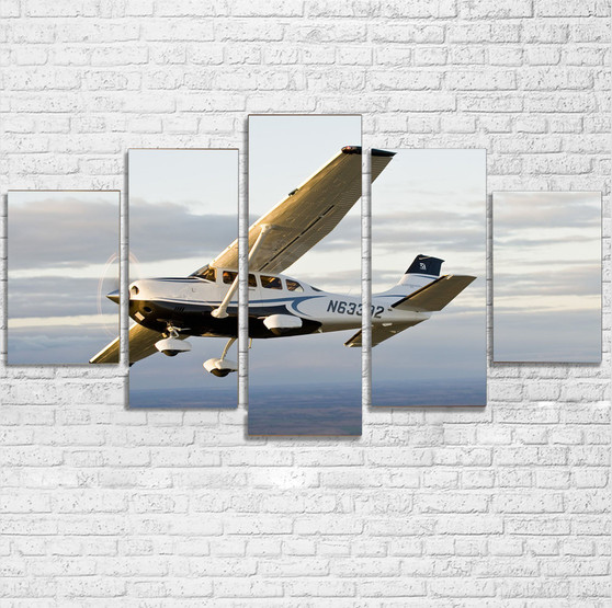 Cruising Cessna Printed Multiple Canvas Poster