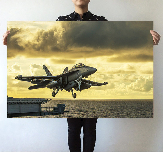Departing Jet Aircraft Printed Posters