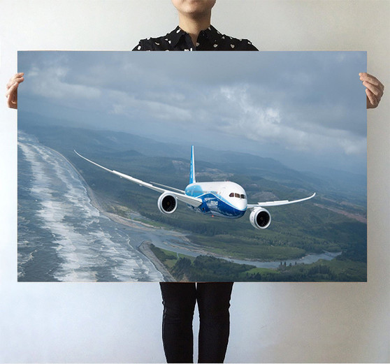 Cruising Boeing 787 Printed Posters