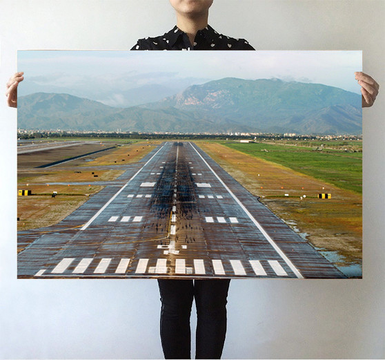 Amazing Mountain View & Runway Printed Posters