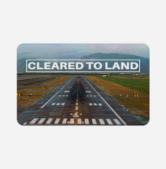 Cleared To Land Runway Designed Bath Mats