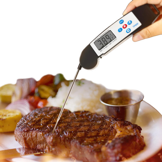 KCASA KC-TP600 Foldable Instant Read Digital Electric BBQ Barbecue Cooking Meat Meat Thermometer