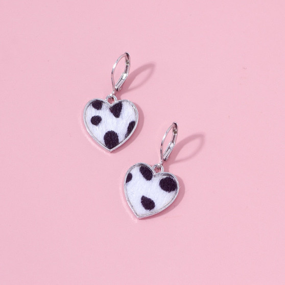 cow print earrings