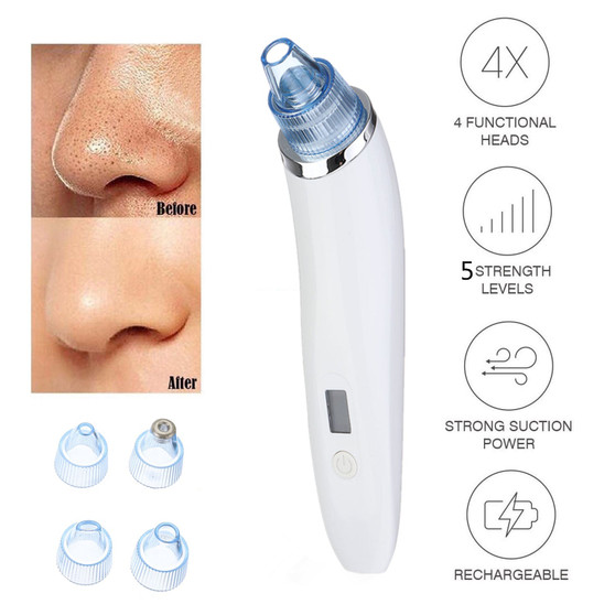 Electric Blackhead Vacuum Acne Cleaner Pore Remover Skin