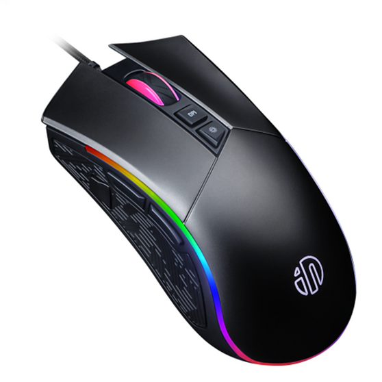 Inphic PW6 Wired Mechanical Gaming Mouse 4000 DPI Silent Mouse for Pro Gamers Business Office