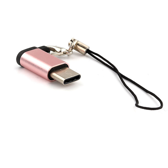 Bakeey Type-C Adapter Typec to Micro USB Convertor with Keychain For Huawei P30 P40 MI10 Note 9S