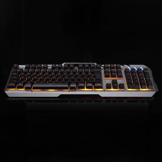 104 Key USB Wired Backlit Mechanical Handfeel Gaming Keyboard with Phone Support