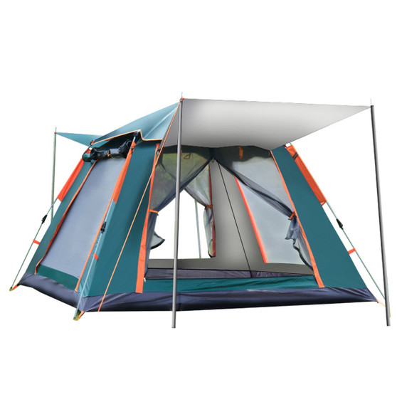 4-5 People Fully Automatic Set-up Tent UV Protected Family Picnic Travel Sun Shelters Outdoor Rainproof Windproof Camping Tents