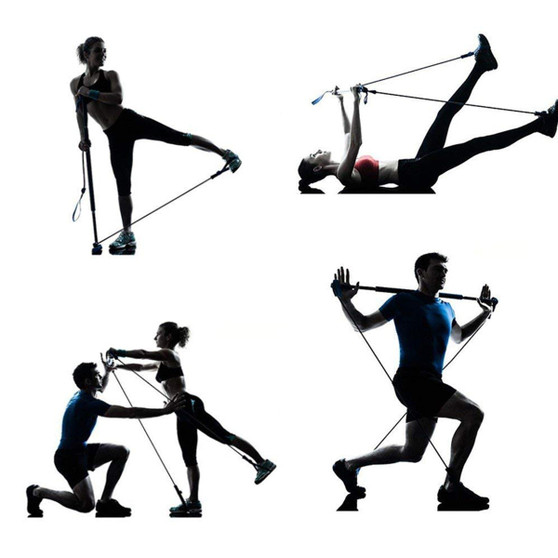 KALOAD Elastic Fitness Yoga Pilates Belt Buttocks Lifting Body Beauty Multifunctional Yoga Bar