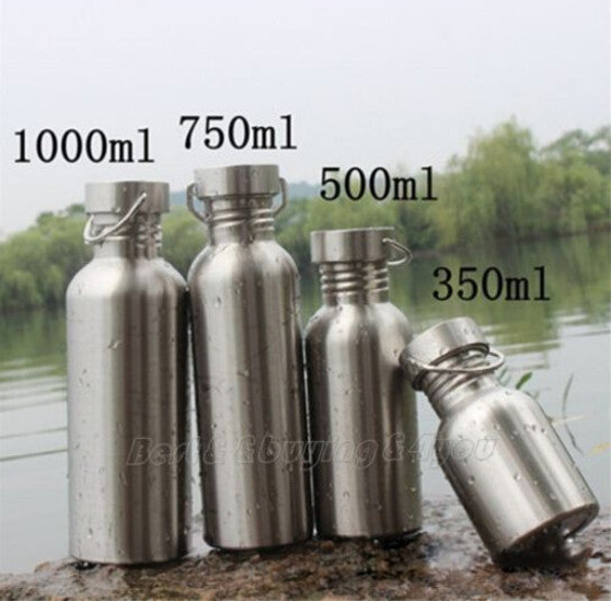 Stainless Steel Thermos Double Wall Vacuum Insulated Water Bottle Stainless Cap