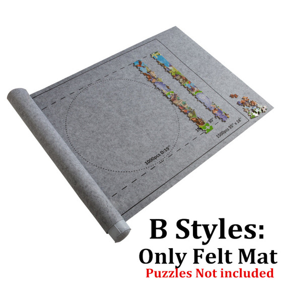 Puzzle Mat Jigsaw Roll Felt Mat Play Toy Mat Large For Up To 1500 Pieces Puzzles