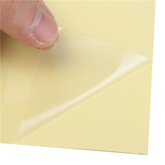 100pcs A4 210x290mm Transparent Clear Glossy Self Adhesive Sticker Paper (100pcs)