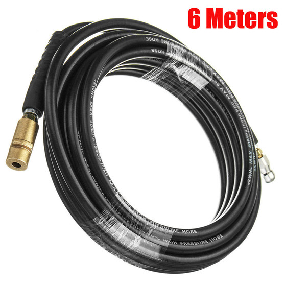 2/4/6/8m 5800psi Pressure Washer Drain Cleaning Hose with Jet Nozzle for Karcher K
