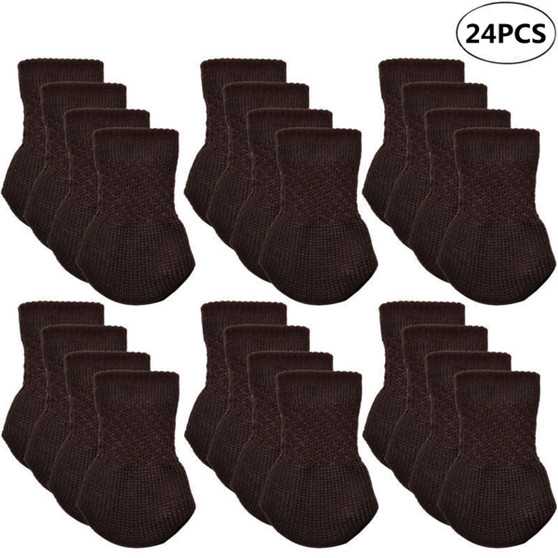 24Pcs/Set Chair Leg Socks Furniture Cover Knitting Sock Sets Floor Protector Table Chair Leg Cap