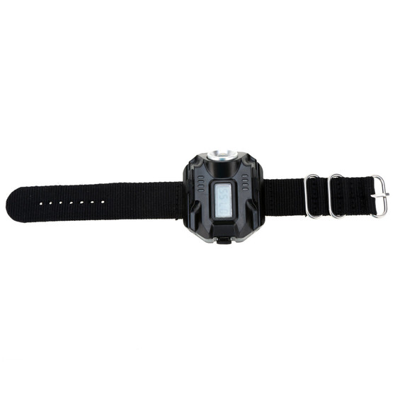 XPE Q5 LED IPX6 Waterproof Multifunction Wrist Watch Flashlight Bicycle Torch Light USB Charging
