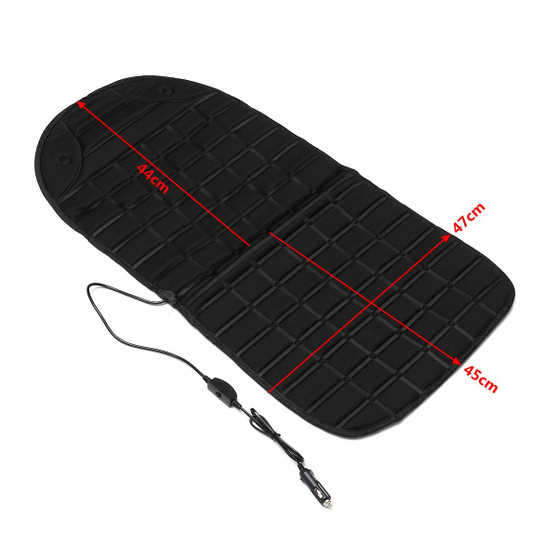 Car Electric Heated Seat Cushion Round Ball Heater Cover DC12V for Warmer Winter
