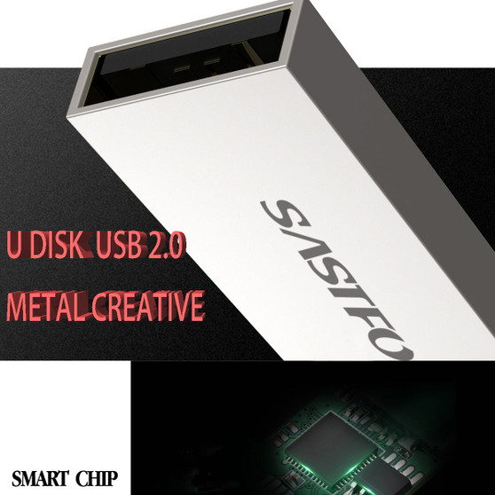 USB Disk Metal Stainless Steel 32G/64G Flash Drive Waterproof High Speed Memory Disk