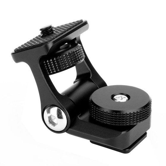 Ulanzi U-40 Monitor Mount Bracket Holder 180 Degree Rotation with Cold Shoe Mount for DSLR Camera