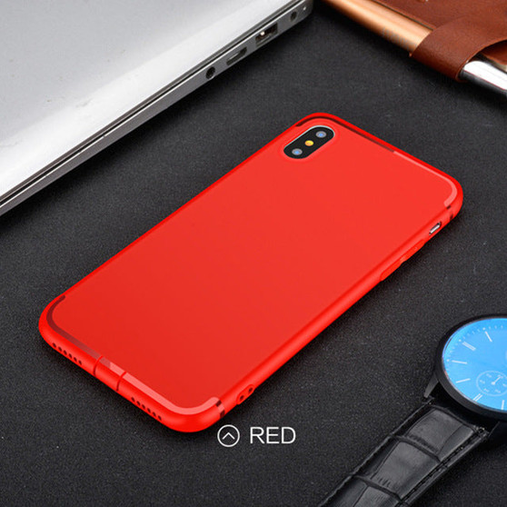 Bakeey™ Ultra Thin Soft TPU Silicone With Dust Plug Case for iPhone X