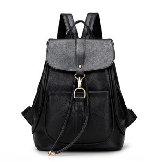 School Bags for Teenage Girls Women Backpacks Fashion Ladies PU Leather Backpack