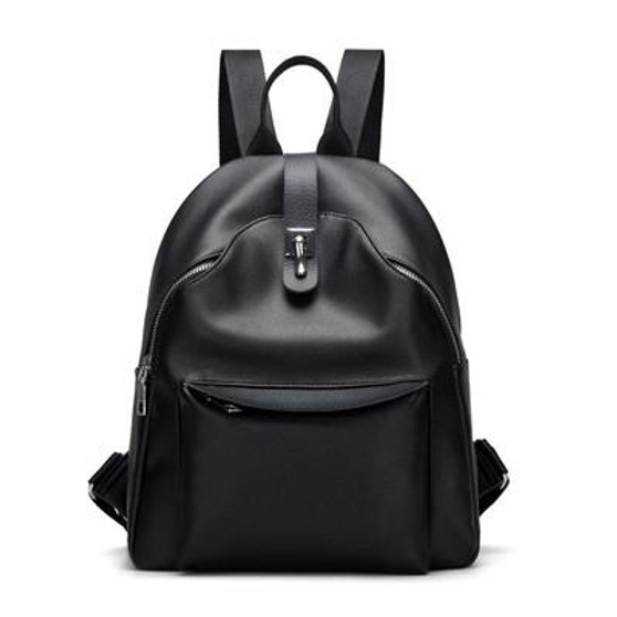 PU Leather Women's Backpack Casual Travel Bags Schoolbag Tote Bag