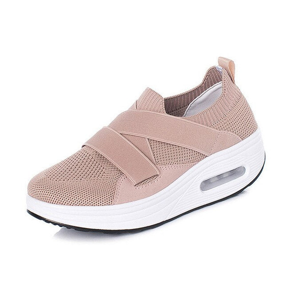 Women Chunky Sneakers Black  Shoes Fashion Breathable Solid Color Platform Women Casual Shoe 2020