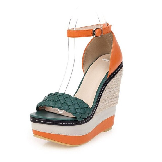 Super High Women Summer Wedge Sandals Female Platform Fashion High Heel Sandals Ankle Strap Open Toe Ladies Shoes Size 43