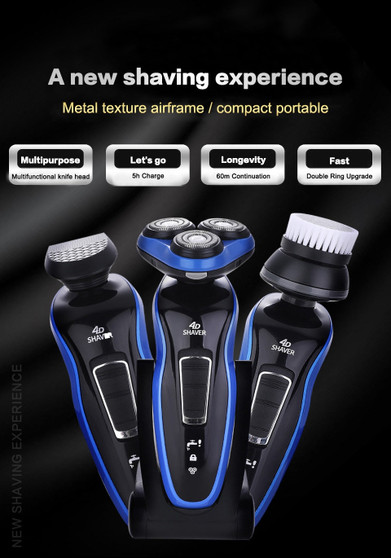Multi-functional 4D Electric Shaver