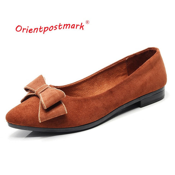 Women Flats Ballet Shoes Women Flats Office Work Shoes Oversize Boat Shoes Cloth Sweet Loafers Women's Pregnant Flats Shoes