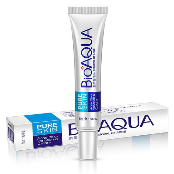 BIOAQUA Anti Acne Set Face Cream Facial Serum Mask Acne Treatment Oil Control Shrink Pores Moisturizing Whitening Skin Care