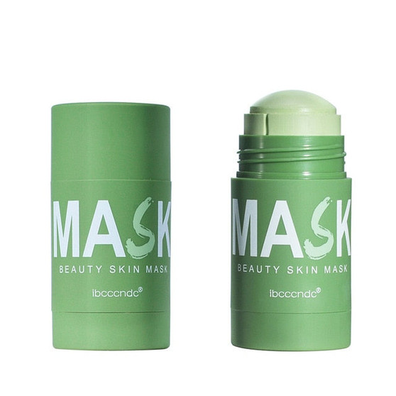 IBCCCNDC Face Mask Green Tea Clay Oil Control Deep Cleaning Blackhead Remover Purifying Shrinks Pores Nourishing Acne Treatment
