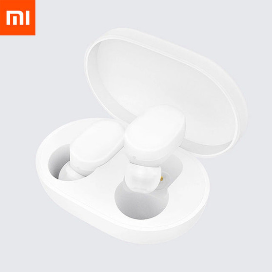 Spot 2pcs Xiaom AirDots Bluetooth Earphone with Charger Storage Box Youth Version Stereo Bass BT 5.0 Headphones AI Control