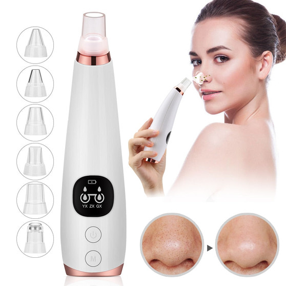 Blackhead Remover Facial Cleaner Deep Pore Acne Pimple Removal Vacuum Suction Diamond Beauty Tool Face Household SPA Skin Care