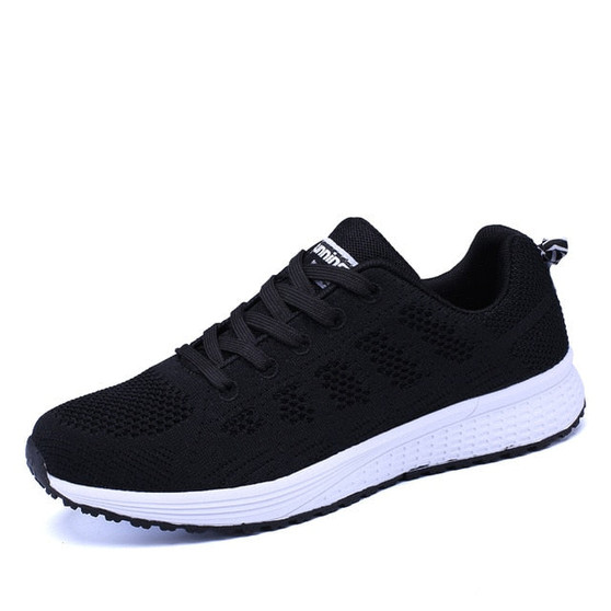 Summer Women Shoes Flats Sneakers Casual Ladies Shoes Mesh Breathable Sneakers Women Flat Plus Size 2019